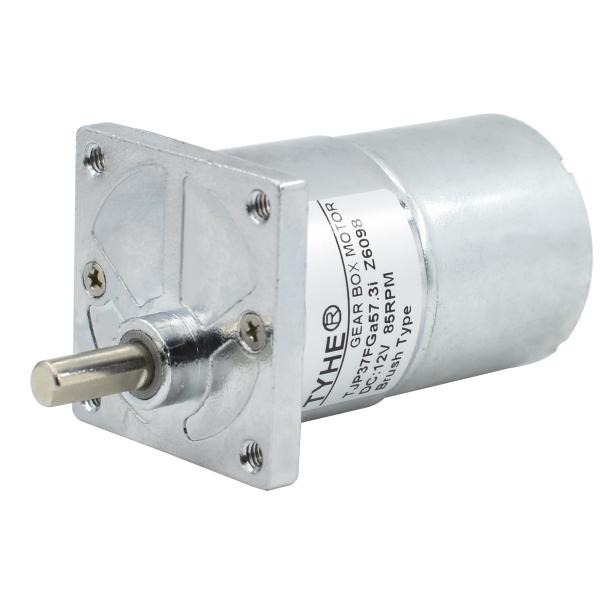 37mm Permanent Magnet DC Gear Motor 7W 8W 6V 12V 2nm 100rpm 120rpm