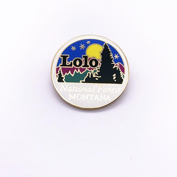 Different Styles Custom Hard Enamel Pins , Soft Enamel Butterfly Clasp Pin