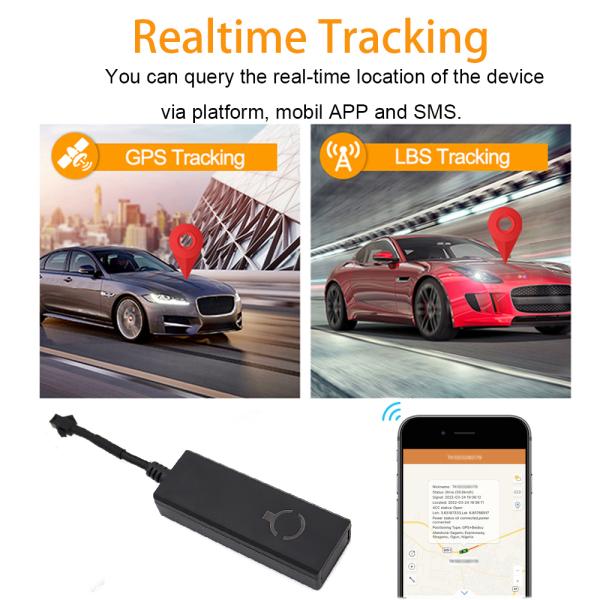 Мини отслежыватель GSM GPS с реле для E-велосипеда мотоцикла автомобиля