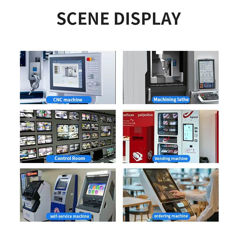 VETO 21.5 27 32 43 49 55 65 Inch Open Frame Touch Screen Monitor Embedded Lcd Advertising Digital Menu Board Display
