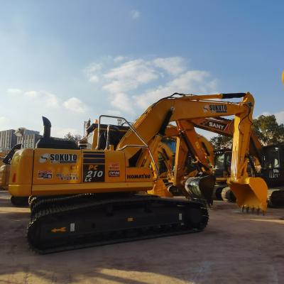 Japão Usado Komatsu PC210 PC200 Excavadora Crawler com cor original a preços acessíveis