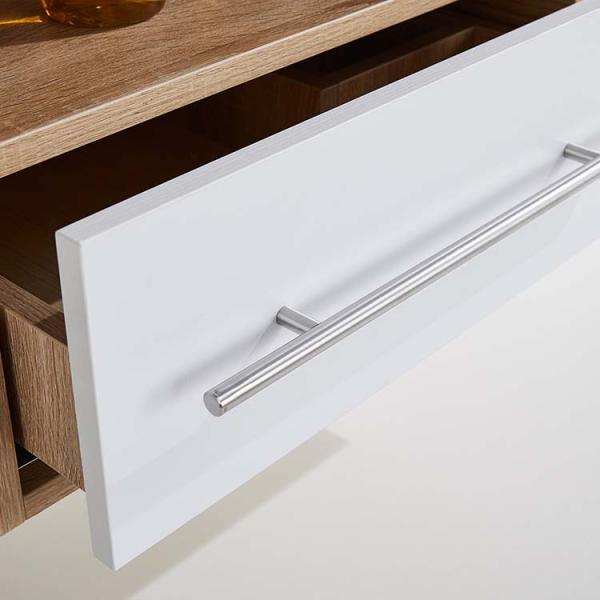 Premium Bathroom Cabinet Set PVC Surface With Vanities Eco Friendly