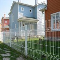 Grelha galvanizada 3d curva anti-escalada para painéis de cerca de área residencial