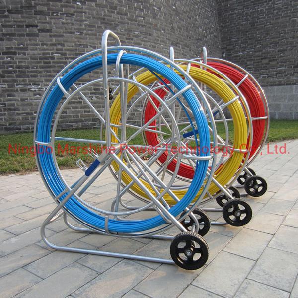 Optic Cable Reel Spool with US Weldless Fibreglass Reinforced Plastic Duct Rodders