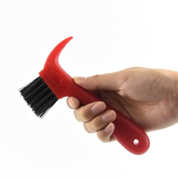 PP Horse Hoof Cleaning Tool Plastic Handle Easy Operation 16cm Length