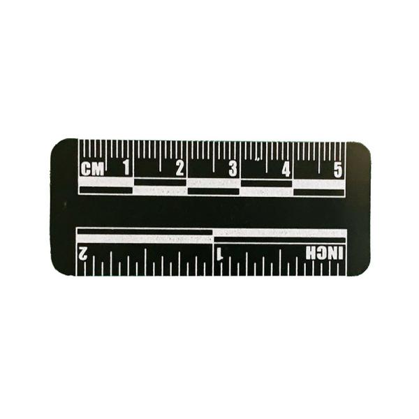 P133 5cm black magnetic photographic evidence scale