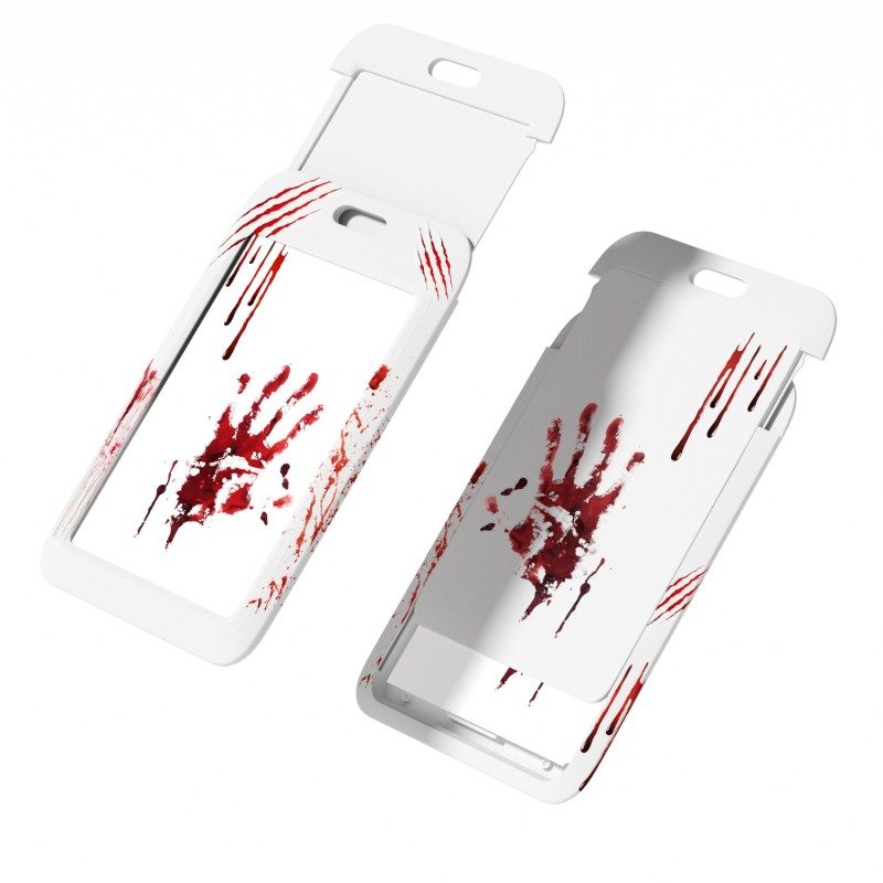 Casual Halloween Work Identity Badge Holder with Printed Logo and Lanyard Festival Auto Industry Specific ID Card Holder