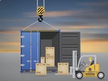 Customized International Warehousing Services Tractor Trailer Shipping