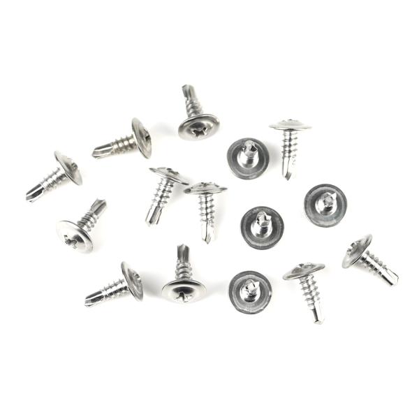 Phillips Wafer Head Self Drilling Screws Stainless Steel 410 M4.2x13mm GB Standard