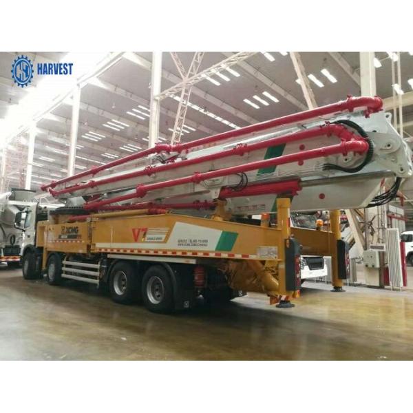 Caminhão de enchimento da bomba concreta da seção 58m da altura 1540mm  6 de HB58K