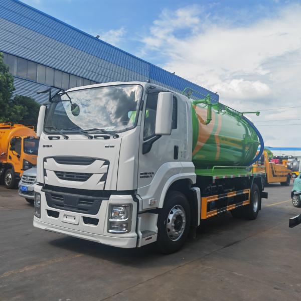 ISUZU GIGA 16CBM Sewage Vacuum Fecal Suction Tank Cleaning Tanker Truck