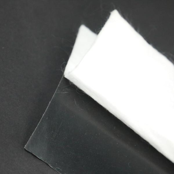 Géomembrane composite à deux couches géotextile géomembrane à une couche pour le traitement des décharges des décharges de décharges Construction de tunnels de métro