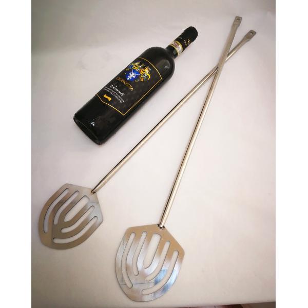 Drilled U Shaped Stainless Steel Stir Paddle Hj004 61 * 4cm Food Grade