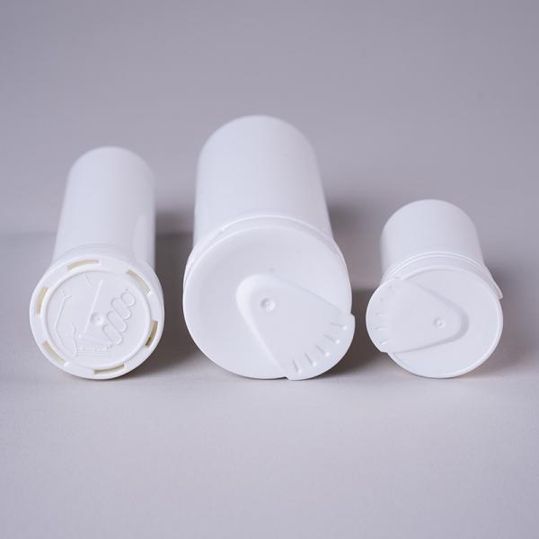 2023 Arrivées Logo personnalisé Bouteille en plastique blanche Moule pour le stockage de la pilule