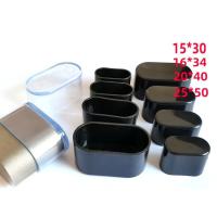 Cuadrado forma redonda upvc Black Pipe Cap final personalizado