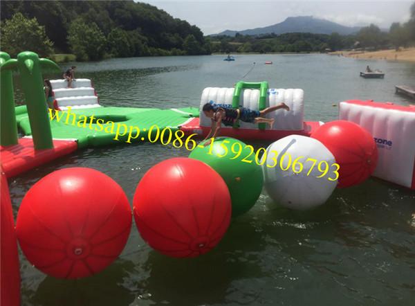 tropical inflatable water park ,water park equipment,giant inflatable water park,water park projects , water games park