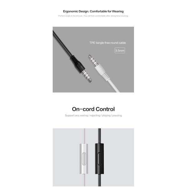 Rotatable 20Hz Wired In Ear Earphones