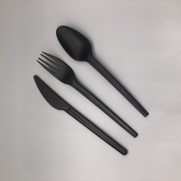 Eco Friendly Renewable Resources Bulk CPLA Forks Knives Biodegradable Disposable Cutlery