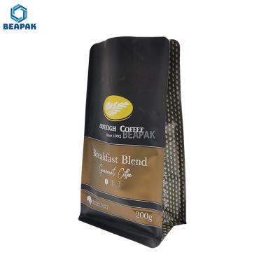 Umidade do feijão de café - impermeabilize os malotes matte da parte inferior 200g lisa