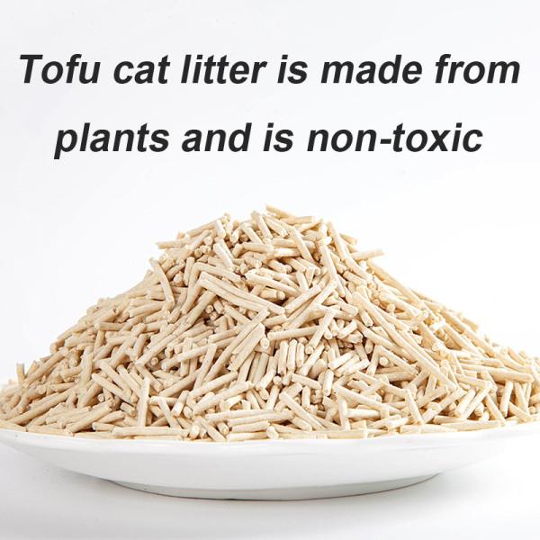 OEM/ODM Manufacturers Tofu Cat Litter Natural Absorbent Dust Free Flushable Cat Litter Tofu