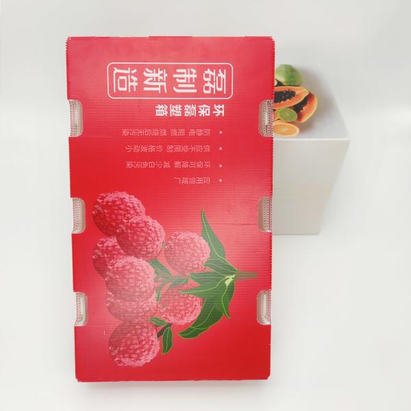 ODM Corrugated Plastic Packaging Boxes Fruit Subscription 2mm