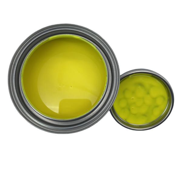 M210 Pintura de automóviles amarillo brillante 2K Pintura acrílica Resistente a la intemperie