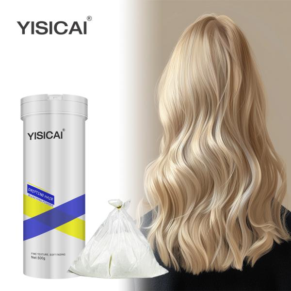Poudre décolorante pour cheveux – Blanc/Bleu/Rose, Mélange 1:2 avec révélateur, Sans danger pour tous types de cheveux, Éclaircissement efficace