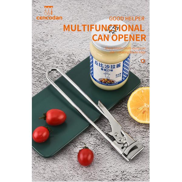 Custom Size Household Metal and Plastic Bottle Opener with Non-Slip Grip Twist Cap Openers