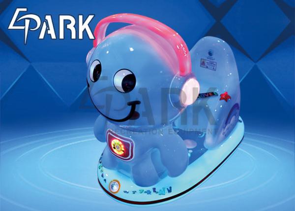 Carnival Coin Operated Kiddie Ride Machine Childrens Electric Cars Plastic Material 100W