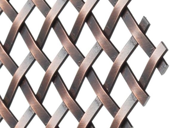 Crimped Type Weave Architectural Metal Screen With Stainless Steel or Aluminum