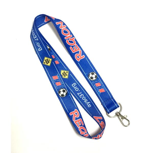 Sport Lanyards Strap Football Heat Transfer Lanyards with Polyester Material