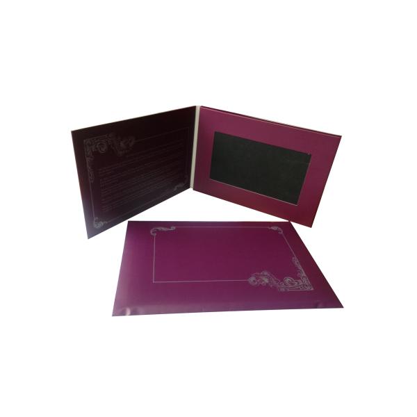 Commercial Video Brochure Card Mailer High Impact With Customized Function