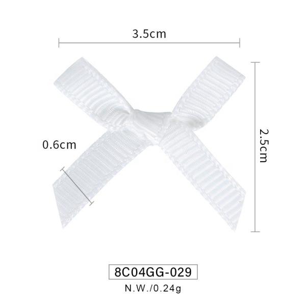 Embalagem de presente Pré poliéster 3,5 cm Grosgrain Ribbon Bow para vestuário por MSD Ribbon
