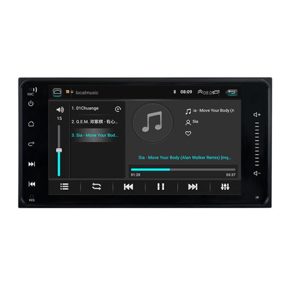 2GB+32GB 7 polegadas Android Car Stereo Double Din BT Mirror Link WIFI Internet