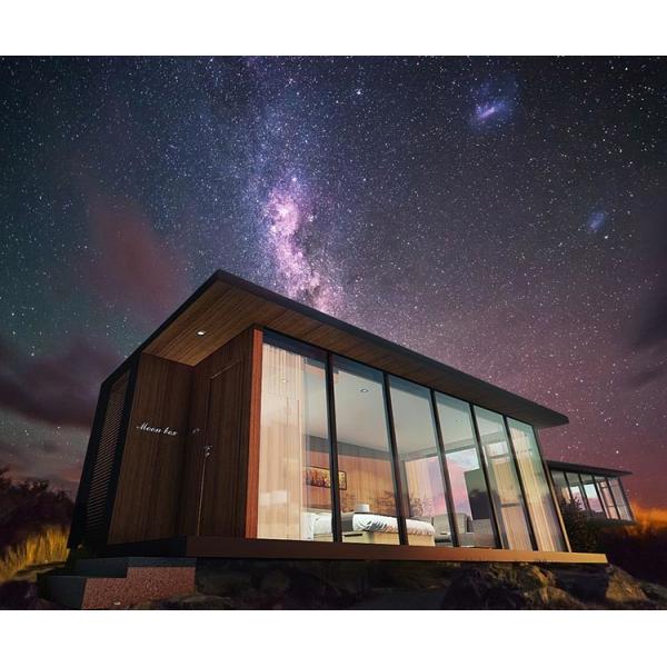 Prefab алюминиевой структуры современный расквартировывает роскошные панельные дома