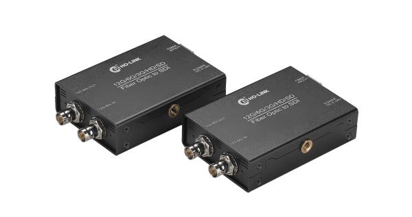 BiDirectional 12G Compact SDI Transport Converter Including SFP Module