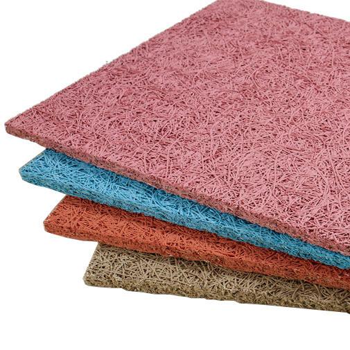 High Density Soundproof Wool Panels 600*2400mm for Meeting Room Acoustic Insulation