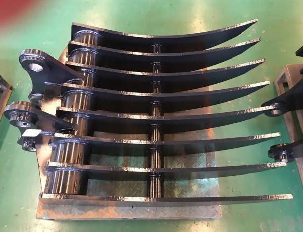 Máquina escavadora Rake Bucket For Mini Escavadora Cat da fundição de aço 320 PC200