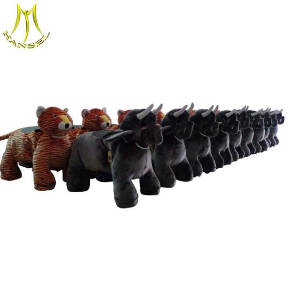 Hansel factory wholesale stuffed animals battery walking animal rides for baby and adults
