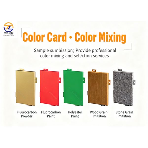 PVDF-Coated Perforated Aluminum Veneer for Storefront & Exterior Walls - Export-Grade Double-Curved Aluminum Alloy Veneer with Wood Grain Finish/Silver Gray
