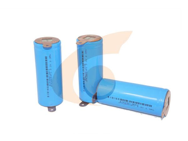 Rechargeable IFR26650 3.2V LiFePO4 Battery 2350mAh With Tabs For Back Up Power