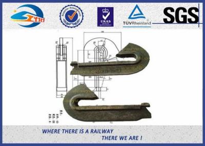 60Si2MnA peças sobresselentes Railway, prendedores ISO9001-2008 TUV do trilho de ASTM