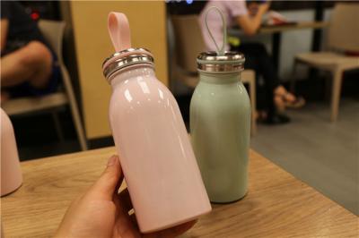 11OZ Stainless Steel Flask Bottle Double Wall Vacuum Insulated Wide Mouth Opening