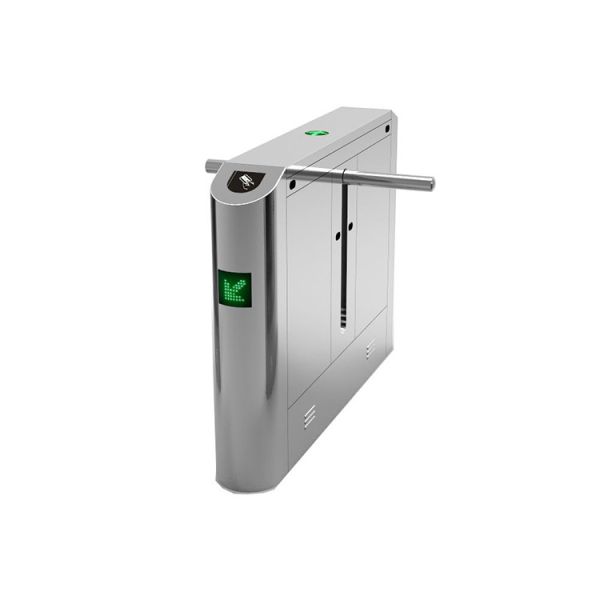 40W SS304 Brushless DC Motor Drop Arm Turnstile One Arm Turnstile Gate for High Transit Speed