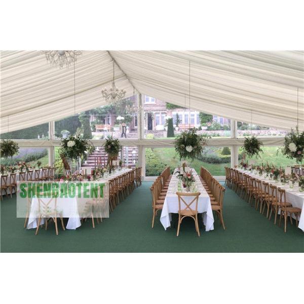 White Outdoor Event Tent Anti Water UV Resistance Heavy Duty Marquee ECO