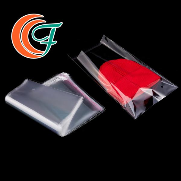 Полиэтиленовый пакет прозрачной OPP шляпы сумки футболки гибкий Breathable