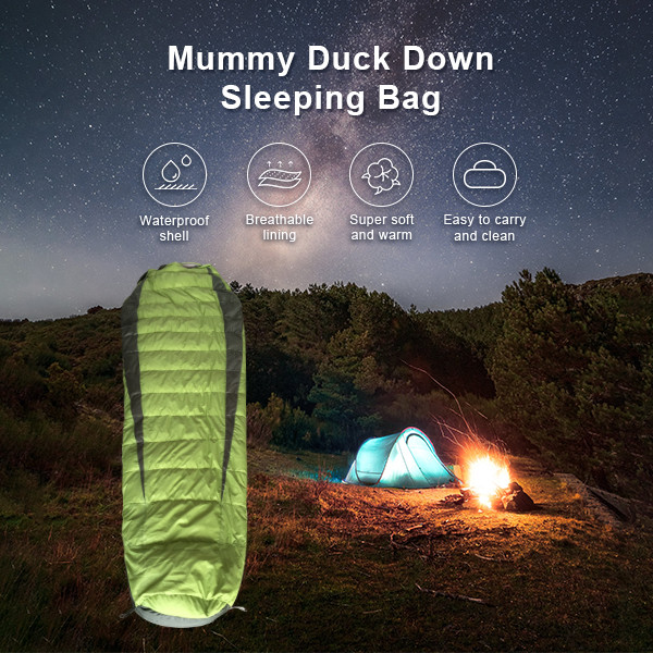 Наружный спальный мешок в стиле мумии