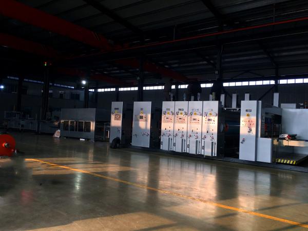 Carton Box Package Line Automatic Flexo Printing Slotting Die Cutting Folding Gluing Bundling Machine
