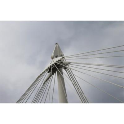High Strength Steel Tension Rod System Customized Size For Bridge