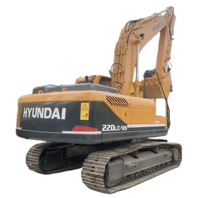 Excelente condição 22000 KG Hyundai 220LC-9S Excavadora Crawler com 112 kW de potência